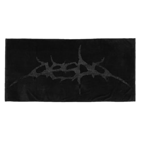 Black Beach Towel - Official Aespa Synk Complæxity Tour Merchandise