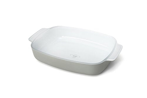 Creo SmartGlass Cookware, 2-quart Baking Dish, Brooklyn Grey