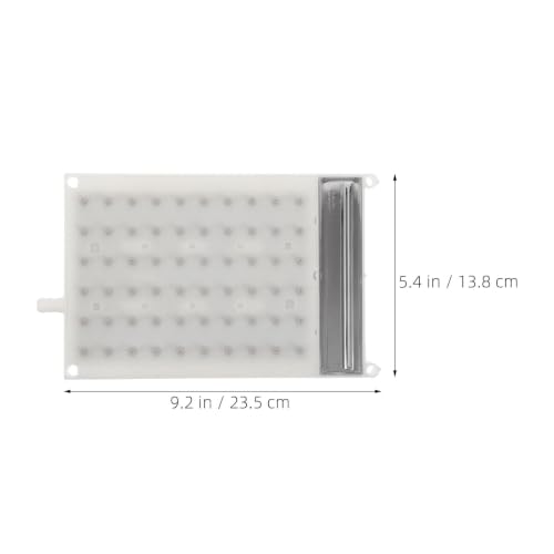 Rectangle Rain Shower Head Set - Ceiling or Wall Mount, 2 Pieces