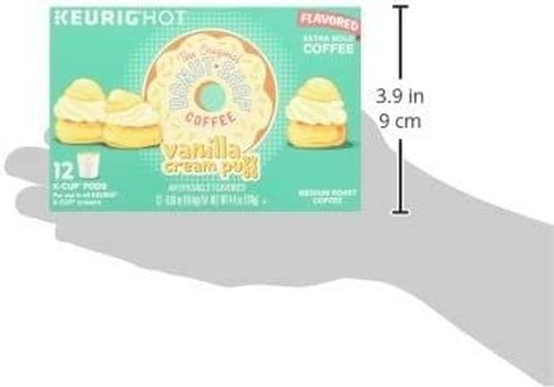 Keurig Green Mountain Donut Shop Coffee - Medium Roast Vanilla Puff Pods | 12 Count