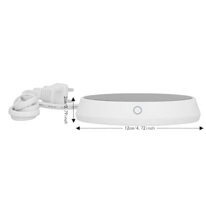 Coffee Cup Warmer with Auto Shut Off, 18W, White - Desk Beverage Heater