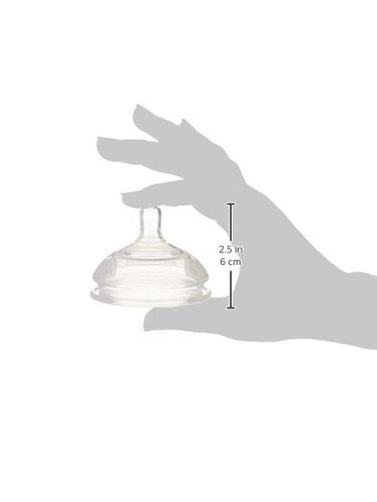 Comotomo Replacement Nipples in Variable Flow for Ages 6 Months (2-Pack)