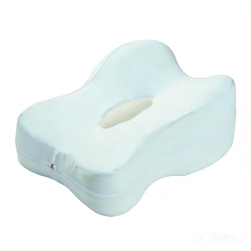 Memory Foam Knee Pillow for Side Sleepers - Ergonomic Support Cushion for Hip & Back Pain Relief