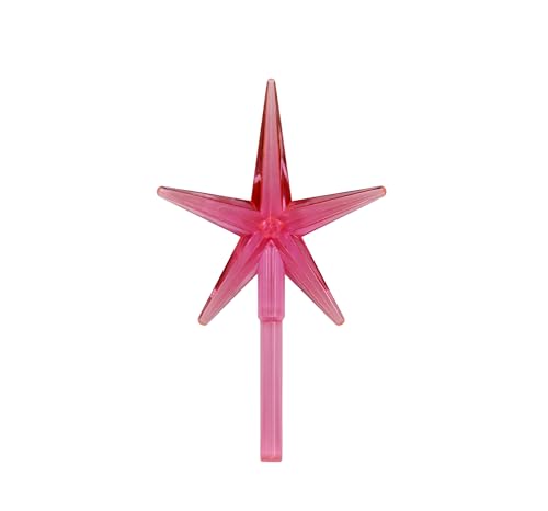 Multicolor Star Ceramic Christmas Tree Lights - 6 Pack Replacement Decorations