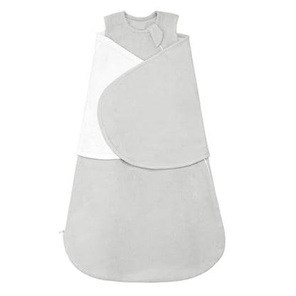 ZIGJOY Sleep Sack Swaddle 1.0 Tog Baby Wearable Blanket 100% Cotton Adjustable Silent Transition Swaddle Blanket, 6-12 Months, Ocean