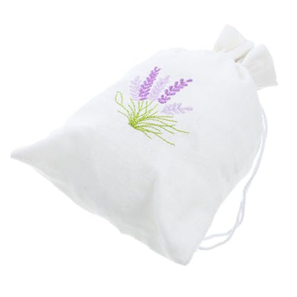 Lavender Sachet Bag Cotton Drawstring Pouch for Closet Drawer Storage