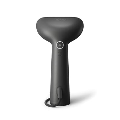 Steamery Cirrus Icon Handheld Clothes Steamer Black with Heated Plate