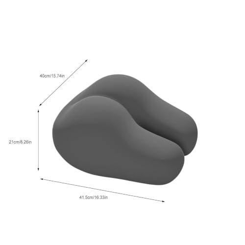 Dark Gray Butt Shape Body Pillow for Support & Comfort - Stomach Sleep Aid