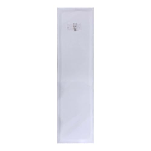 Black Full Length Door Mirror - 13.5 x 49.5 Inch Rectangular Hanging Mirror for Bedroom, Closet, Dorm, Entryway - Variation: Black