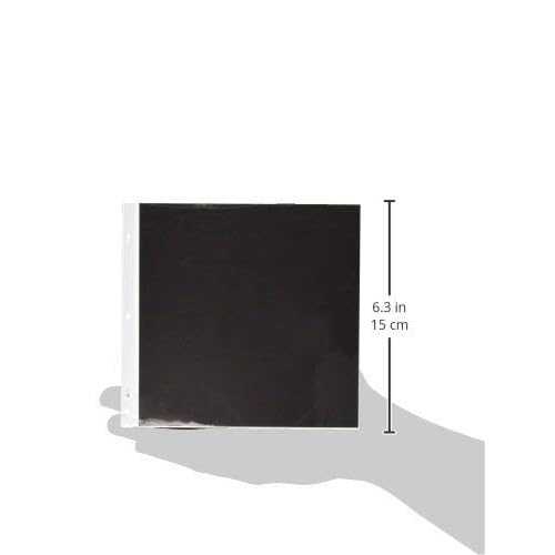 Pioneer Page Protector 12X12 5pk Holds 10 Pages W5 Black