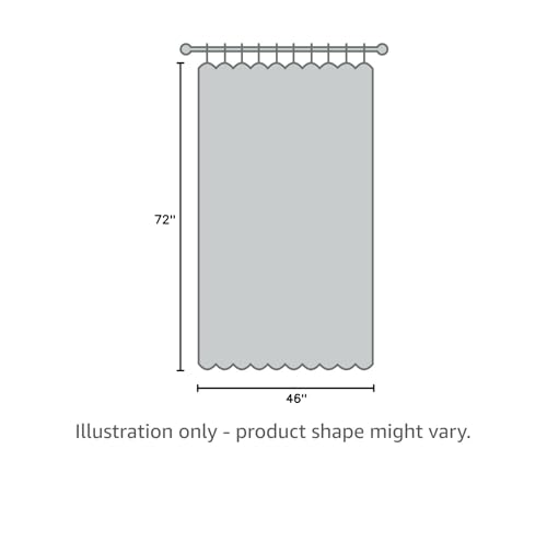 NICETOWN Room Darkening Curtains for Living Room - Easy Care Solid Thermal Insulated Silver Grommet Light Blocking for Bedroom (2 Panels, 46 by 72, Greyish White)