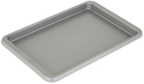KitchenAid Nonstick Aluminized Steel Baking Sheet - 9x13in, Contour Silver | Pack of 6