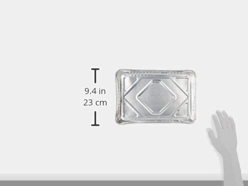 DCS Deals Aluminum Foil Cake Pans - Extra Sturdy 1/4-Size for Baking & Transporting | Pack of 12