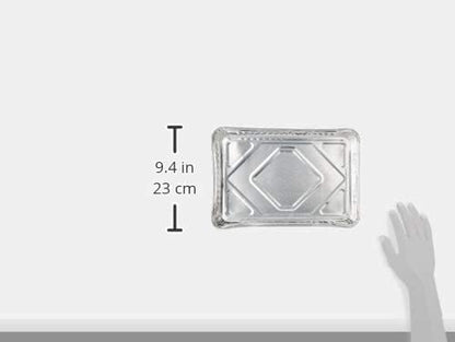 DCS Deals Aluminum Foil Cake Pans - Extra Sturdy 1/4-Size for Baking & Transporting | Pack of 12