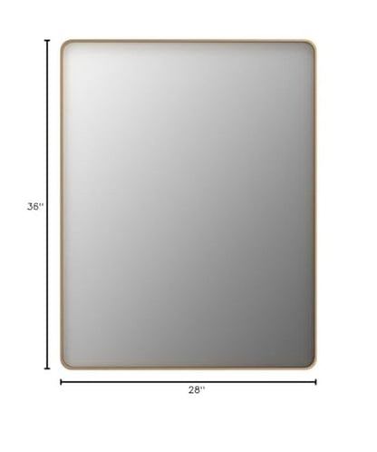 LOAAO 77X36 Inch Black Metal Framed Bathroom Mirror for Wall, Matte Black Bathroom Vanity Mirror Farmhouse, Large Rounded Rectangle Mirror, Anti-Rust, Tempered Glass, Hangs Horizontally or Vertically
