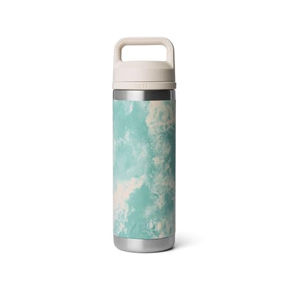 YETI Rambler 18 oz Sea View Leakproof Insulated Water Bottle with Chug Cap