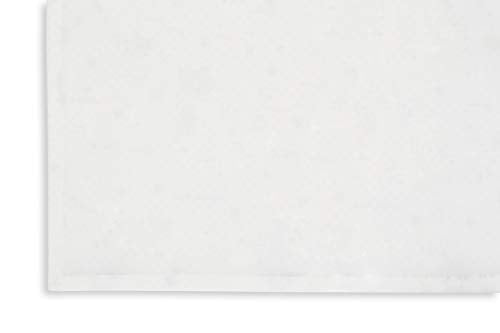 Red and White Ticking Stripe Valance Curtain - 54 W x 17 L, Fully Lined, Cotton