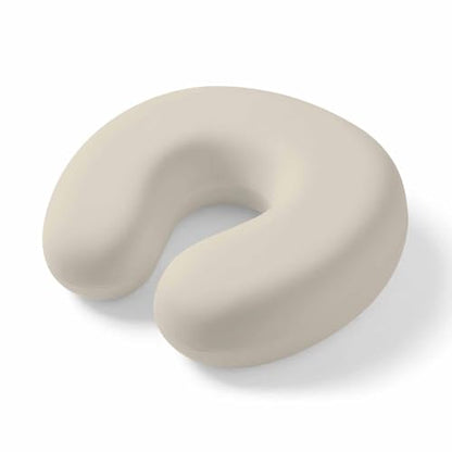 Travel U-Shaped Neck Pillow Memory Foam Support Cushion White Portable