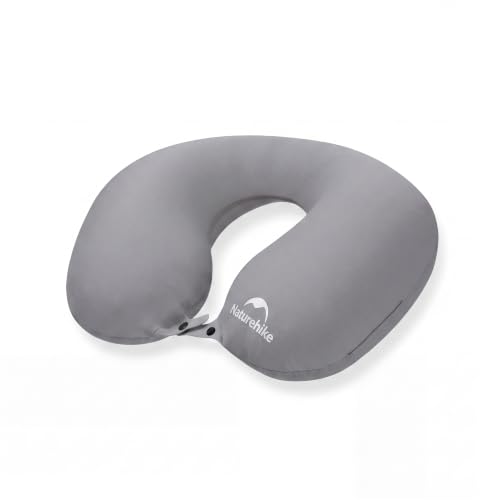 Ultralight Inflatable Travel Neck Pillow for Neck Support - Grey