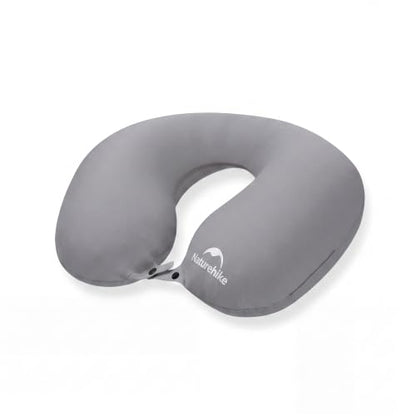Ultralight Inflatable Travel Neck Pillow for Neck Support - Grey