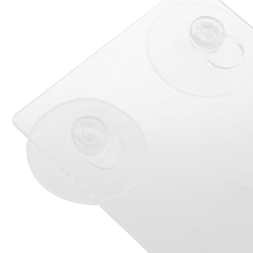Wall Mounted Magazine Holder Acrylic with Suction Cups 2pcs