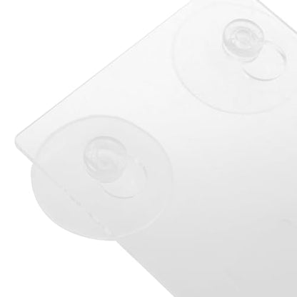 Wall Mounted Magazine Holder Acrylic with Suction Cups 2pcs