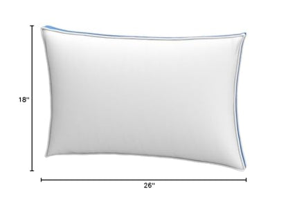 Utopia Bedding Bed Pillows for Sleeping Standard Size (Grey), Set of 2, Soft & Fluffy Pillow with Down Alternative Filling, Cooling, Hotel Quality, Gusseted Pillow for Back, Stomach or Side Sleepers