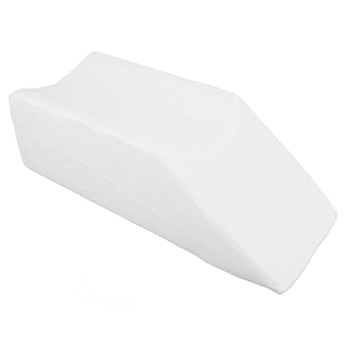 White Body Positioning Pillow with Leg Elevation Support - 19.7 Inch Sponge