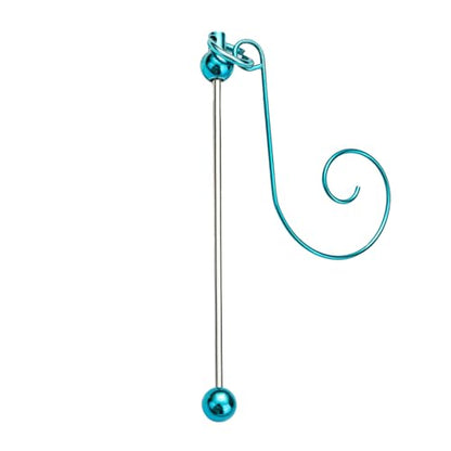 Colorful Metal Hanging Hooks for Christmas Ornaments & Crafts - Variation B