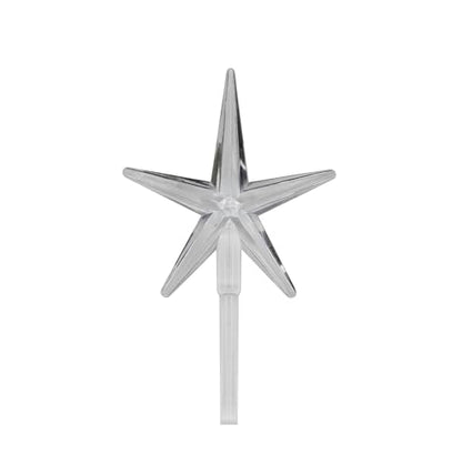 Multicolor Star Ceramic Christmas Tree Lights - 6 Pack Replacement Decorations