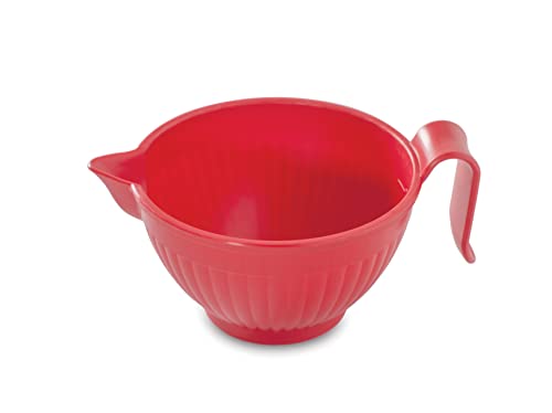 Nordic Ware Micro Plastic Mix & Melt Bowl, 3-Cup, Red