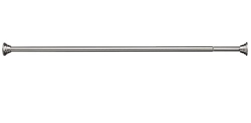 Moen Straight Adjustable Mounted Shower Curtain Rod for Bathroom, Brushed Nickel Finish, TR1000BN
