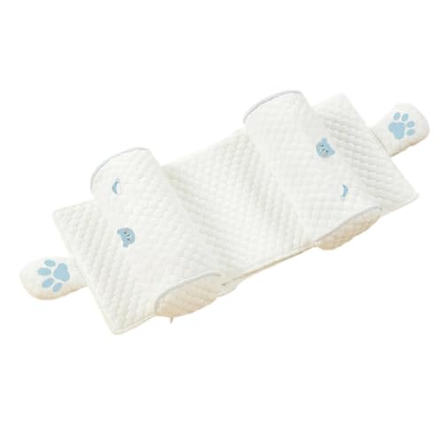 Kids Pillow Case Blue Soft Cotton Breathable Washable Support