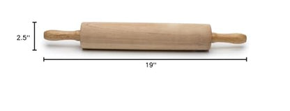 Fox Run Rolling Pin, Wood, 11.75-Inch Barrel