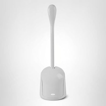 OXO Good Grips Compact Toilet Brush & Canister - Gray