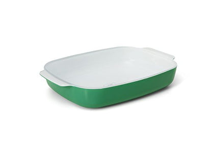 Creo SmartGlass Cookware, 3-quart Baking Dish, Bali Green