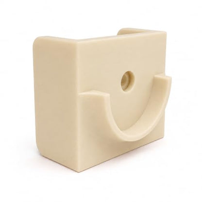 White Bed Curtain Rod Holder Clips - 10 Pack for IKEA KURA Loft Bed