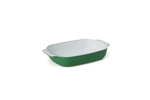 Creo SmartGlass Cookware, 1-quart Baking Dish, Bali Green