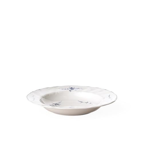 Villeroy & Boch Vieux Luxembourg Rim Soup Plate - 9 Inch Classic Blue & White, Premium Porcelain