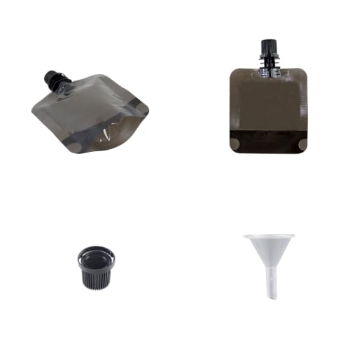 Travel Plastic Flasks with Leak-Proof Caps - 50ml Reusable Pouches