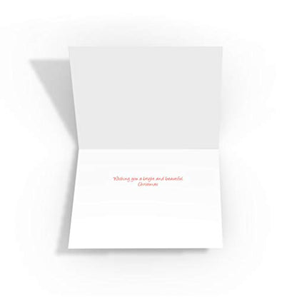 Southwestern Christmas Cards Set - Taos Pueblo Holiday Greeting Cards, 18 Pack with Envelopes, Made in USA