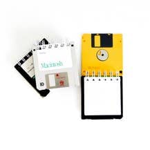 3 Assorted - 3.5" Floppy Disc Notepads