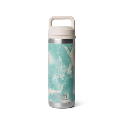 YETI Rambler 18 oz Sea View Leakproof Insulated Water Bottle with Chug Cap