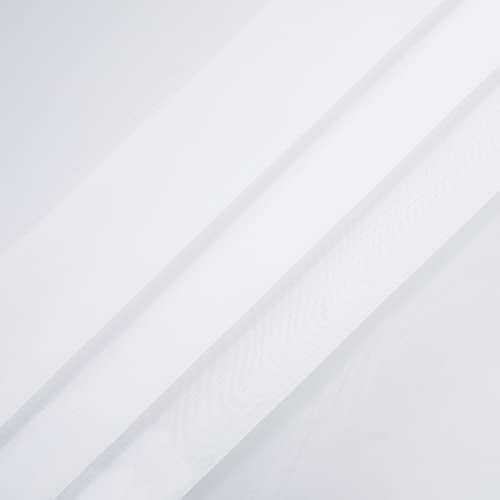 Eclipse Livia Sheer Rod Pocket 59 x 63 Curtain Panel in White