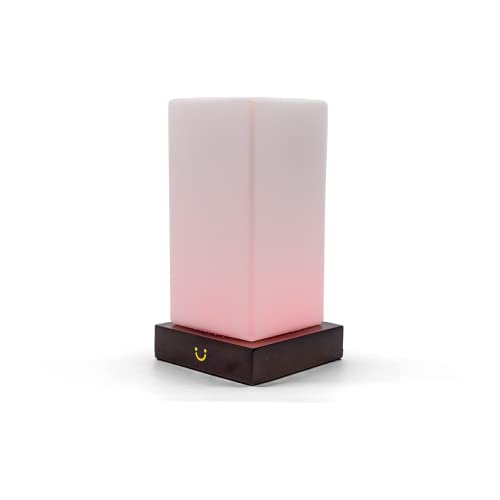 LuvLink Tower Friendship Lamp v3 Single - WiFi Bluetooth Wooden Glass Design