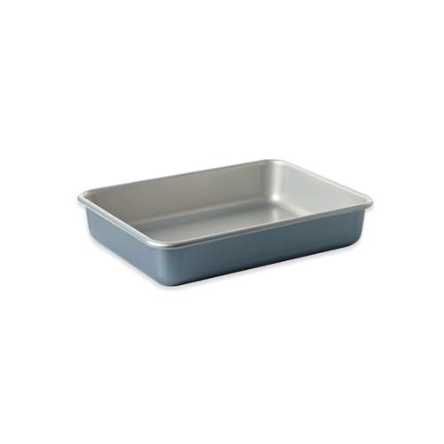 Nordic Ware Brilliant¢â Colorful Bakeware 9 x 13 Pan, Nonstick made without PFAS or PTFE for safe cooking; Reinforced steel rim prevents warping