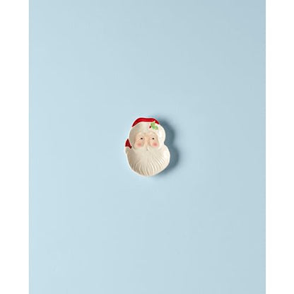 Lenox Santa Porcelain Spoon Rest Christmas Holiday Kitchen Decor - Variation of Santa