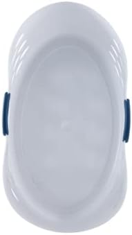 Rubbermaid Flex N Carry Laundry Basket - 1.5 Bushel Capacity, Durable & Portable, White