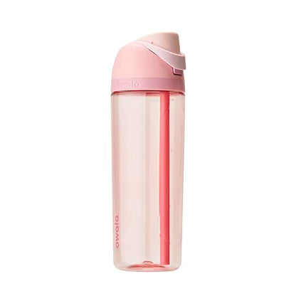 25 oz Tritan Water Bottle with Flip-Top Lid and Lock - Rose Quartz
