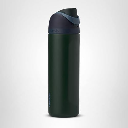 Owala FreeSip Insulated Stainless Steel Water Bottle with Straw, BPA-Free Sports Water Bottle, Great for Travel, 24 Oz, Lost Signal